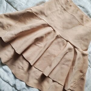 BCBG MaxAzaria Peplum Hi-Lo Mini Skirt